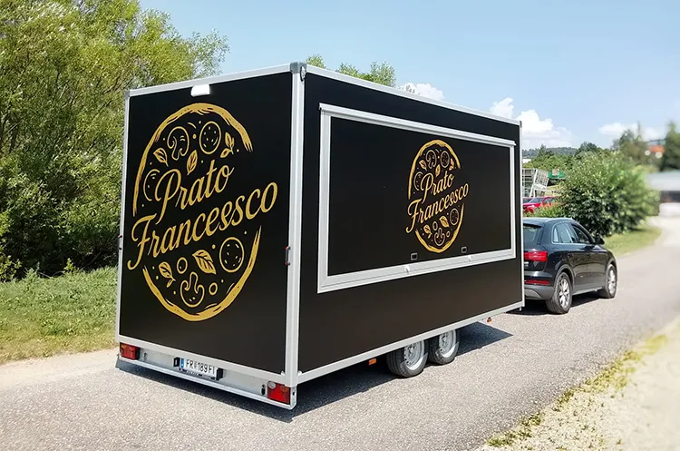 Anh&auml;nger f&uuml;r Pizza-Verkaufsstand „Prato Francessco&ldquo;
